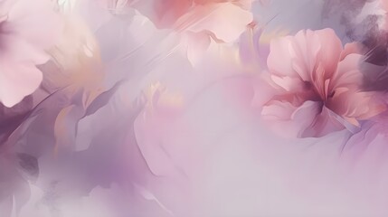light soft pastel pink dreamy floral abstract background