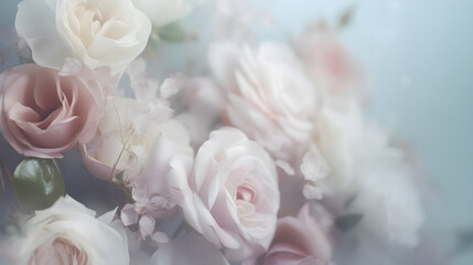 soft light dreamy pastel pink floral abstract background
