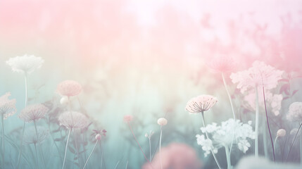 light soft dreamy floral abstract background