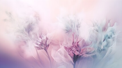 light soft dreamy pink floral abstract background