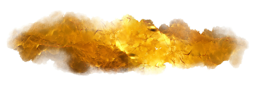 gold foil brush effect