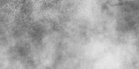 Silver ink and watercolor textures with black and white grunge texture, black and whiter background with puffy smoke and clouds, Grunge grey plaster large long surface with scratches.
