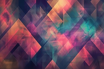 Vibrant Abstract Background With Multiple Colors