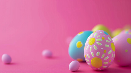 Fototapeta na wymiar AI art, colorful egg background