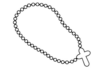 illustration of a rosary