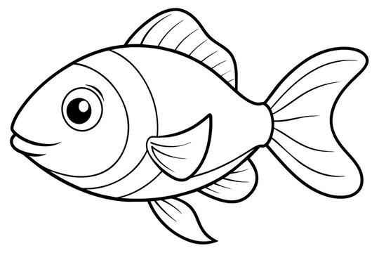 recommend clip art: goldfish silhouette vector illustration