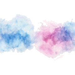 Watercolor pastel color background, soft pink and blue color