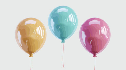 Colorful Balloon. Holiday illustration o