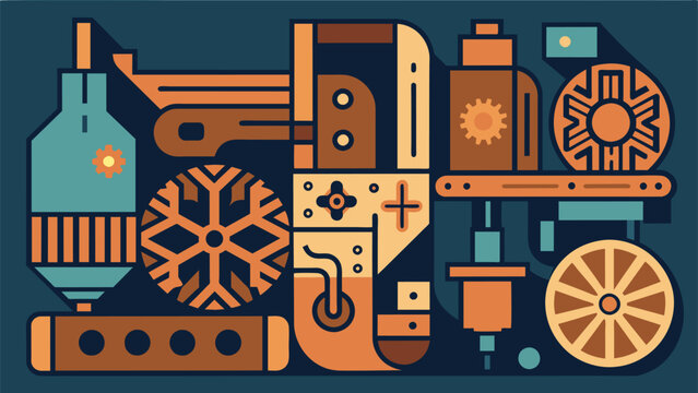 A detailed view of a microfactorys laser ter precisely ting out customized patterns on various materials such as wood metal and acrylic.