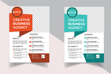 UNIQUE CORPORATE DLYER DESIGN TEMPLATE