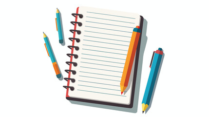 Notepad icon A clean and practical vector illustratio