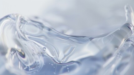 Serene Flow: Soft liquid layers ripple gently in a calming backdrop. - obrazy, fototapety, plakaty