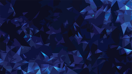 Dark BLUE vector polygonal template. Modern abstract