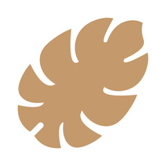 Abstract Boho Palm Leaves