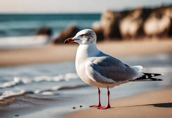 seagull on the pier