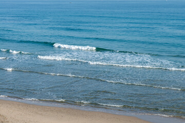 View of the surf at the seaside