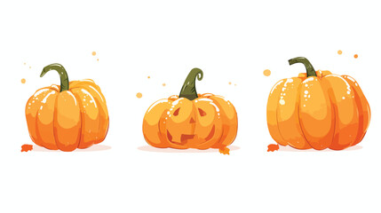 Pumpkin. Vegetables food. Autumn fall thanksgiving an