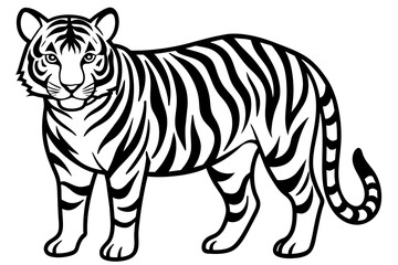 simple -tiger-vector-illustration