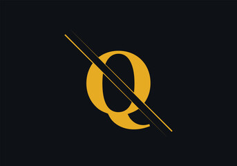 Q Letter Initial Logo Design And Vector Template
