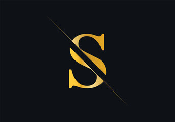 S Letter Initial Logo Design And Vector Template