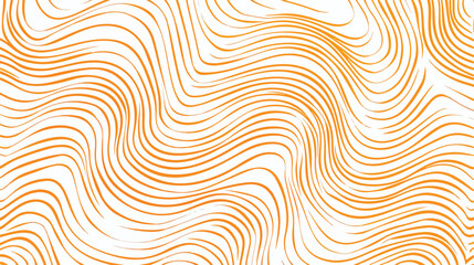Seamless pattern of lines. Geometric orange background