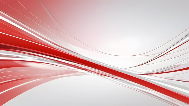 Dynamic red and white technology abstraction