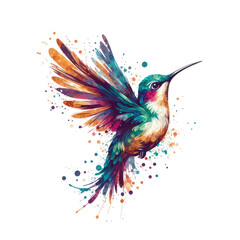 Obraz na płótnie Canvas Isolated Bird on a Clear PNG Canvas, Generative AI