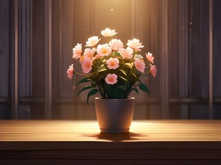 bouquet of flowers in a vase