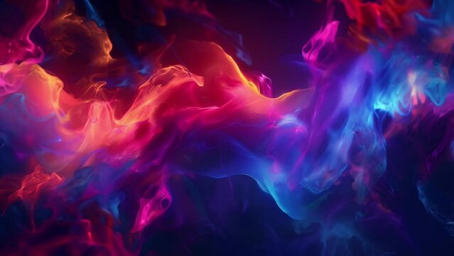 Saturated with intense neon colors this abstract background is sure to make a statement.