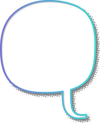 blank comic speech bubble