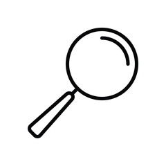 Magnifier vector icon