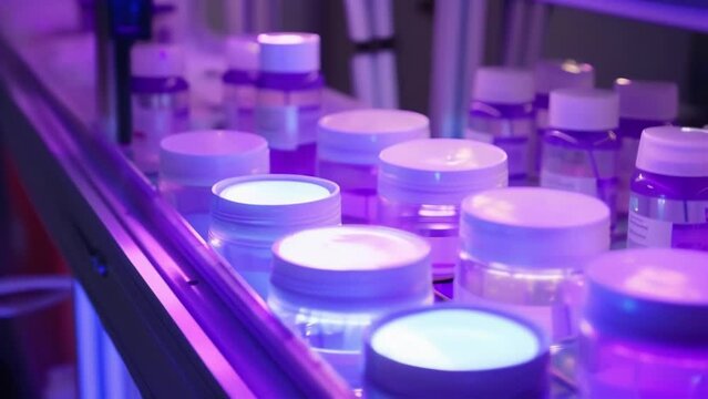A tingedge machine uses ultraviolet light to sterilize cosmetic containers and kill harmful bacteria showcasing the importance of technology in maintaining safety and hygiene