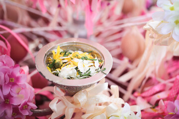 The tepung tawar ritual is adapted from the Hindu ritual that has already been embraced in...