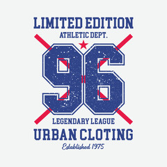 Limited Edition No 96 Urban Clothing - Tee Design For Print