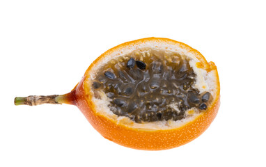 orange passion fruit isolated
