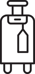Luggage Line Icon