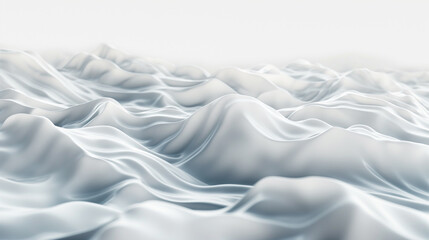 Fototapeta premium Wave flat nature textures white background