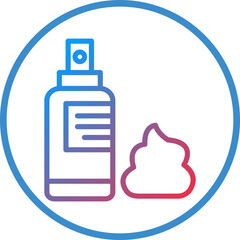 Obraz premium Vector Design Barber Foam Icon Style