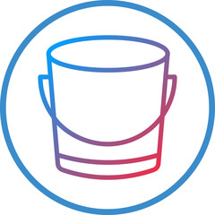 Vector Design Bucket Icon Style