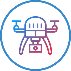 Obraz premium Vector Design Drone Icon Style