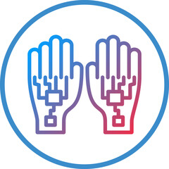 Vector Design Wired Gloves Icon Style