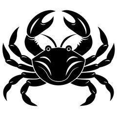 crab on white