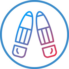 Vector Design Footsteps Icon Style
