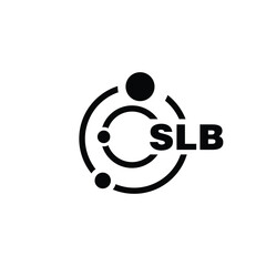 SLB letter logo design on white background. SLB logo. SLB creative initials letter Monogram logo icon concept. SLB letter design