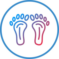 Vector Design Carbon Footprint Icon Style