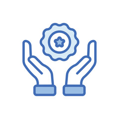 Obraz premium Benefit vector icon