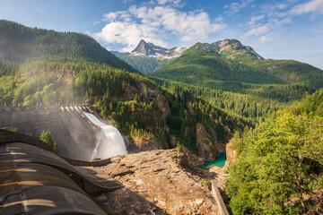 Ross Dam at North Cascades National Park in Washington State