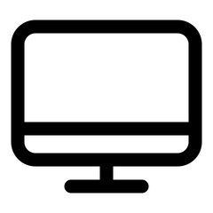 monitor icon vector illustration asset element