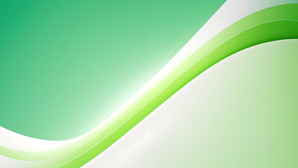 a green and white object is shown on a white background