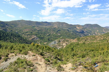 Beautiful landscape near Gozhdarazhde in Albania